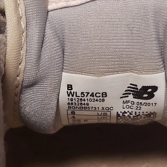 New Balance Women's Classic 574 Beige Tan - Picture 5 of 8